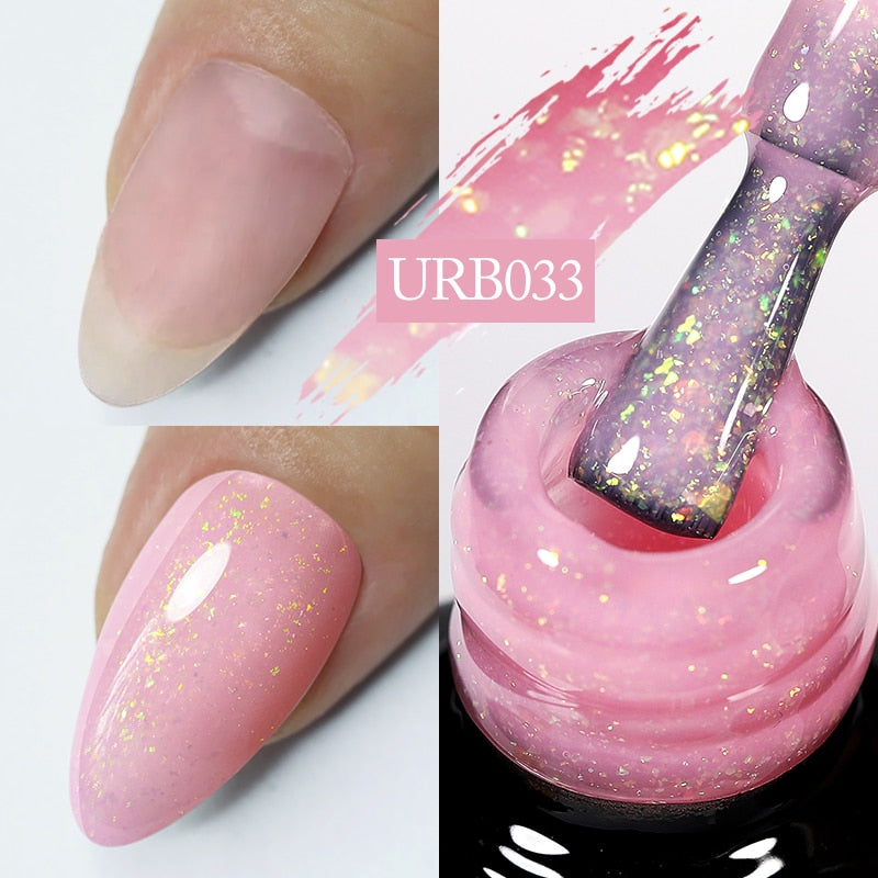 Glitter Rubber Base Gel Polish