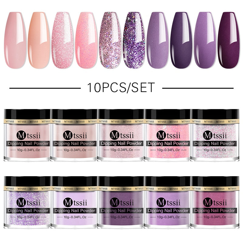 Dipping Nail Powder Set Matte Nail Glitter