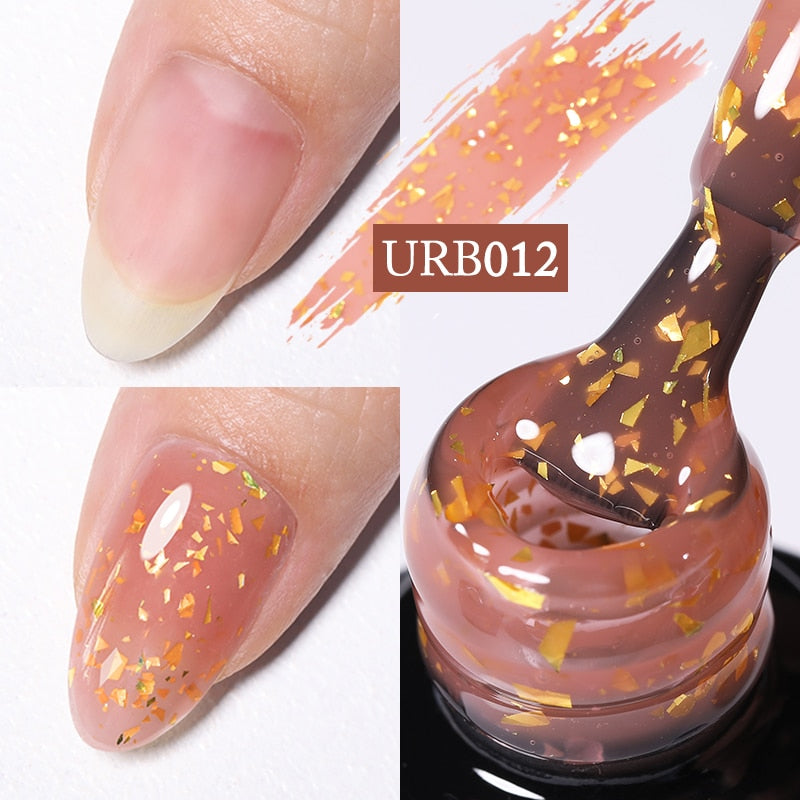 Glitter Rubber Base Gel Polish