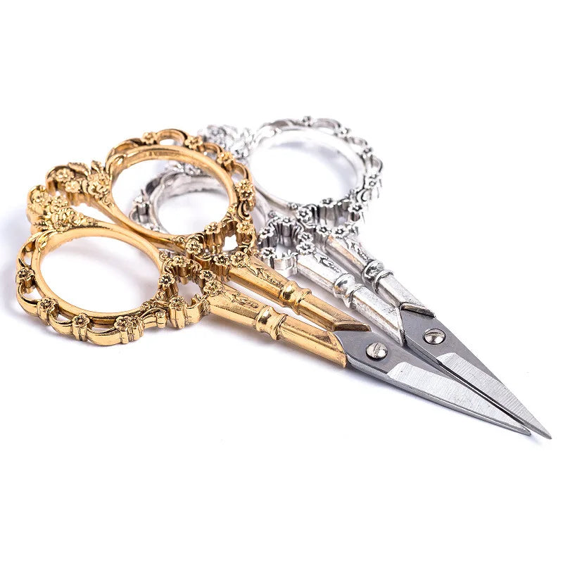 Retro Nail Art Scissors Stainless Steel Cuticle Precision For Nail Salon Supplies And Tool Pedicure Beauty Grooming Kit For Nail