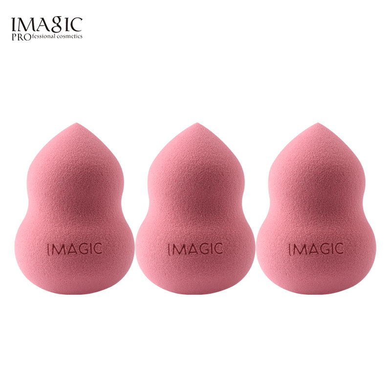 IMAGIC beauty sponge 3pcs face wash puff gourd water drop puff wet and dry makeup sponge tool