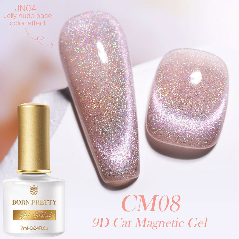 Magnetic Gel Nail Gel Pink Magnetic Gel Soak