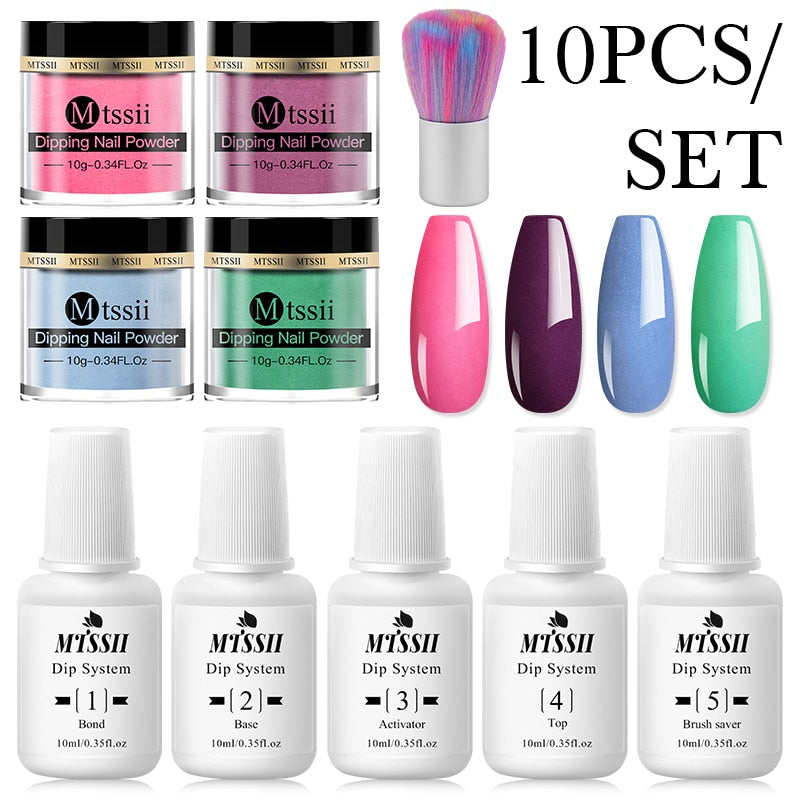 Dipping Nail Powder Set Matte Nail Glitter