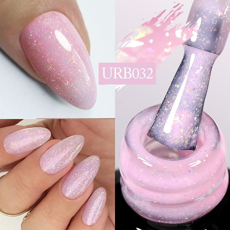 Glitter Rubber Base Gel Polish