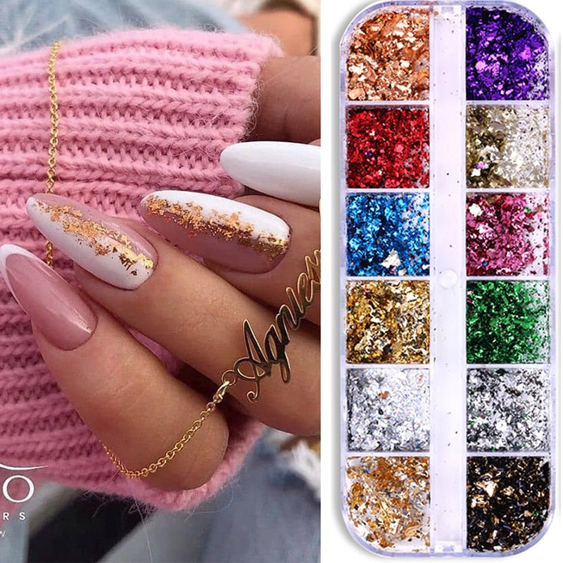 Aluminum Foil Sequins For Nails