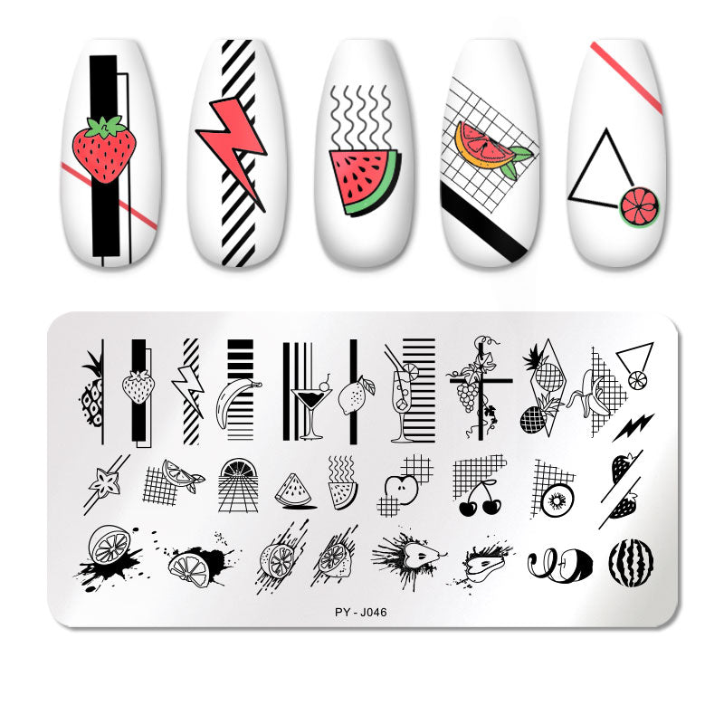 Nail Art Templates Stamping Plate Design