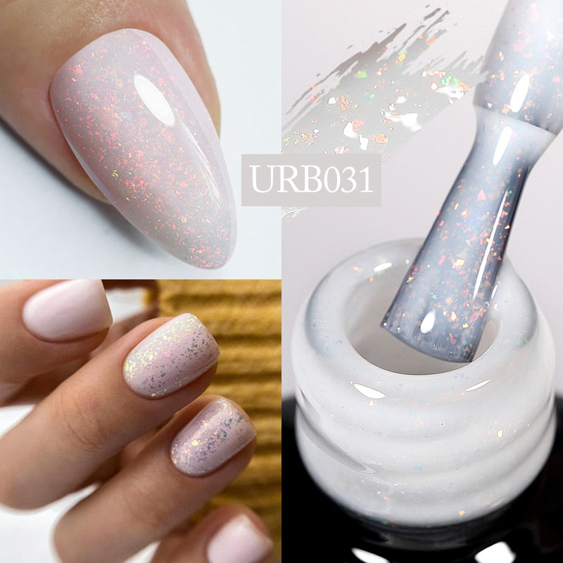 Glitter Rubber Base Gel Polish