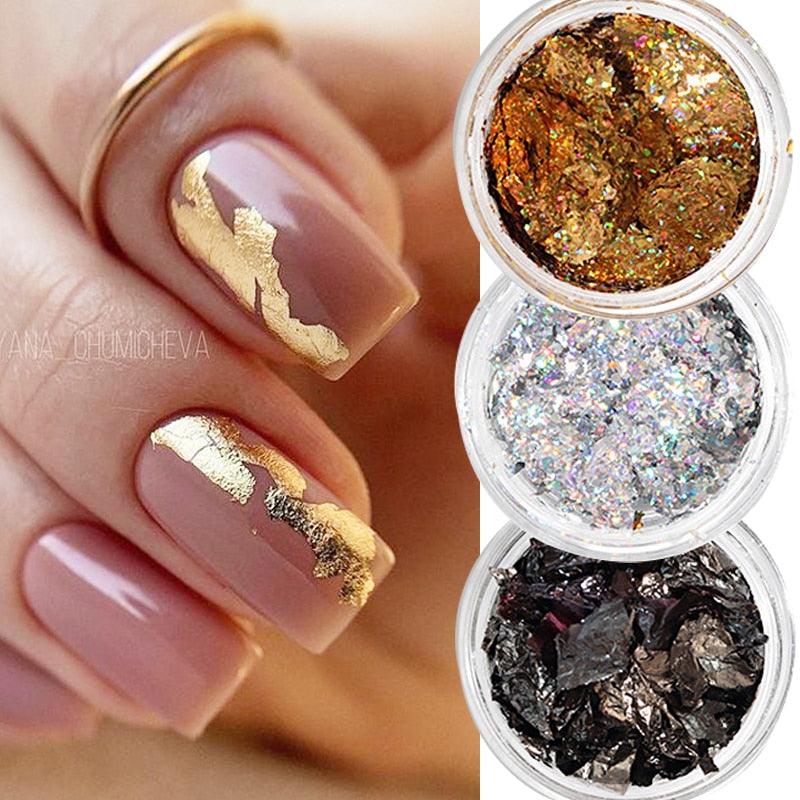 Aluminum Foil Sequins For Nails