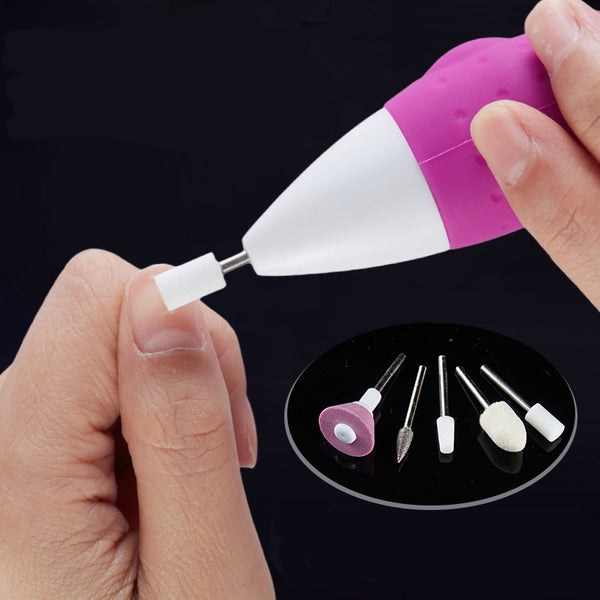 Nail Art Portable Nail Battery Grinder Tool