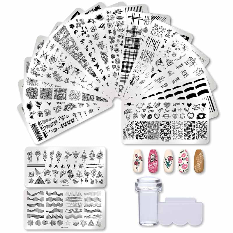 Nail Art Templates Stamping Plate Design