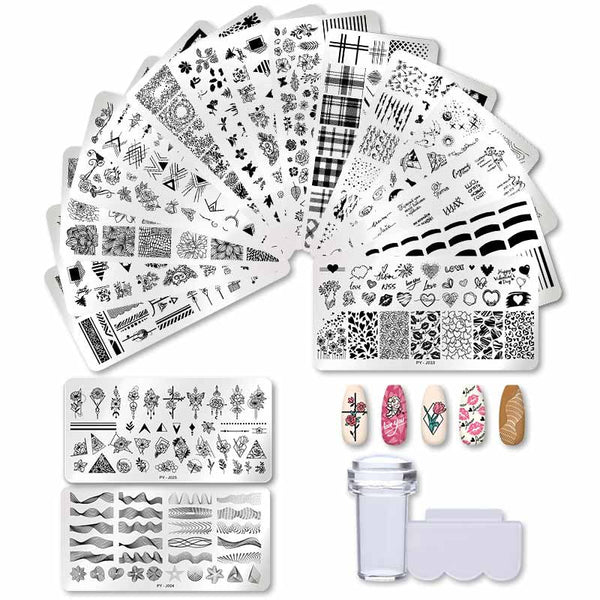 Nail Art Templates Stamping Plate Design